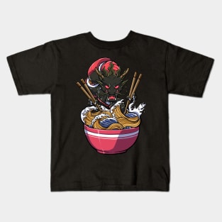 Dragon Delight - Sushi Ramen Fusion Kids T-Shirt